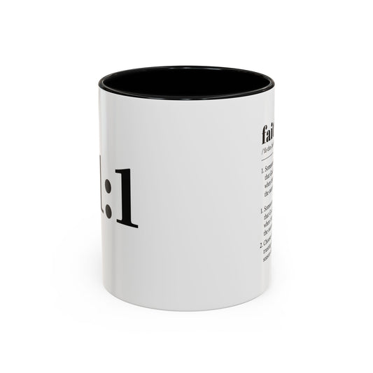 11:1 Scripture Coffee Mug — Minimalist Faith Accent Mug (11/15 oz)