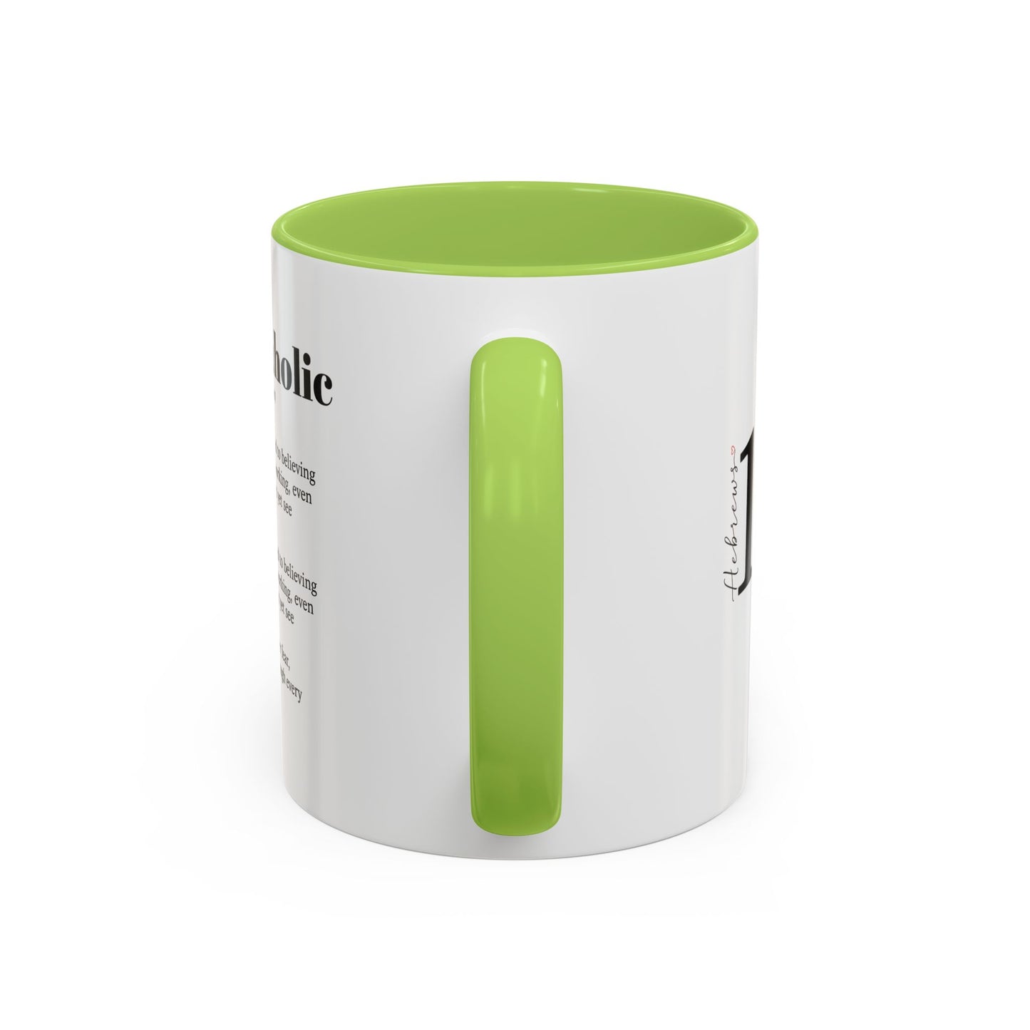 11:1 Scripture Coffee Mug — Minimalist Faith Accent Mug (11/15 oz)