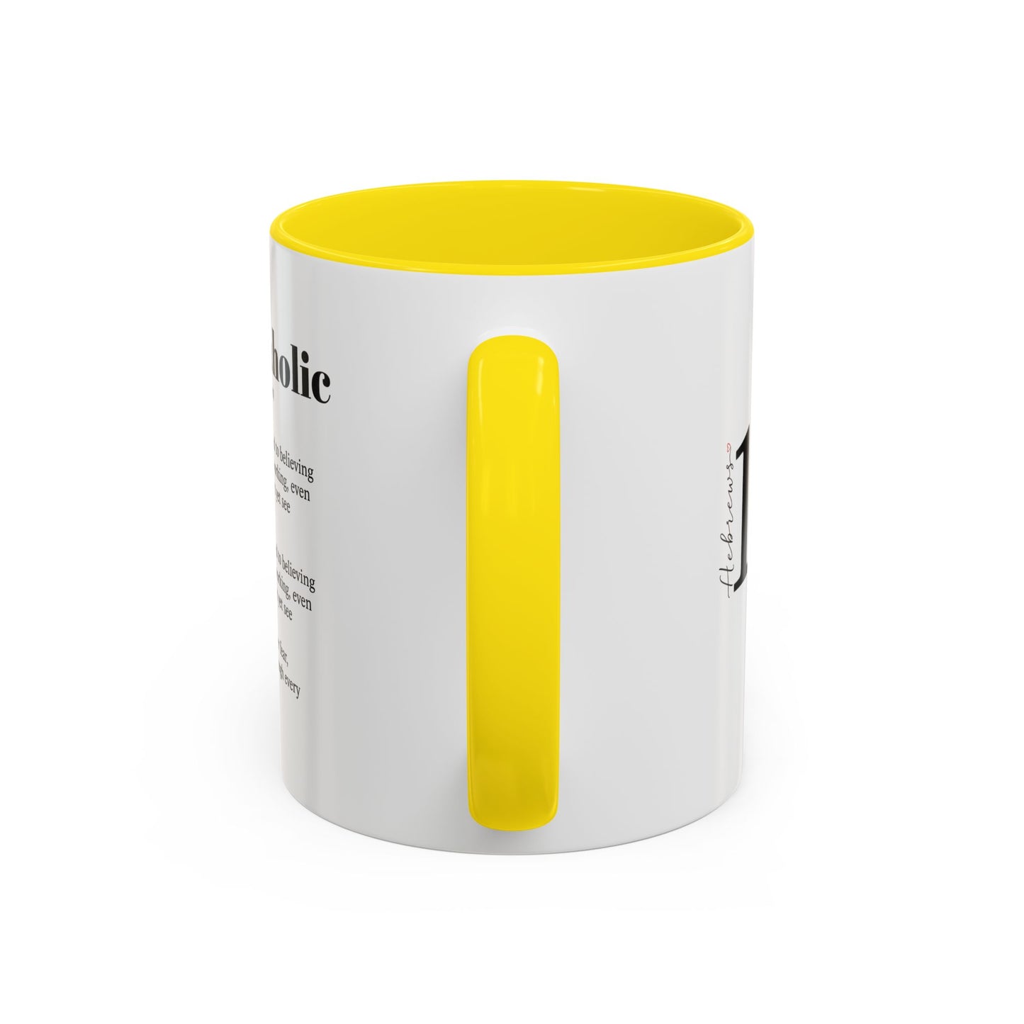 11:1 Scripture Coffee Mug — Minimalist Faith Accent Mug (11/15 oz)