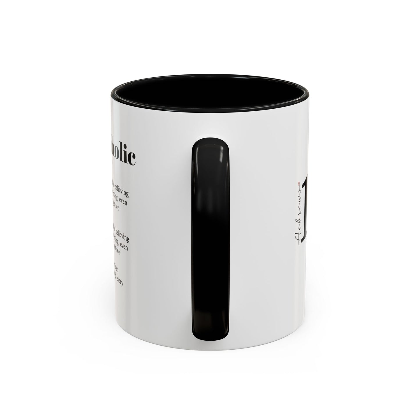 11:1 Scripture Coffee Mug — Minimalist Faith Accent Mug (11/15 oz)